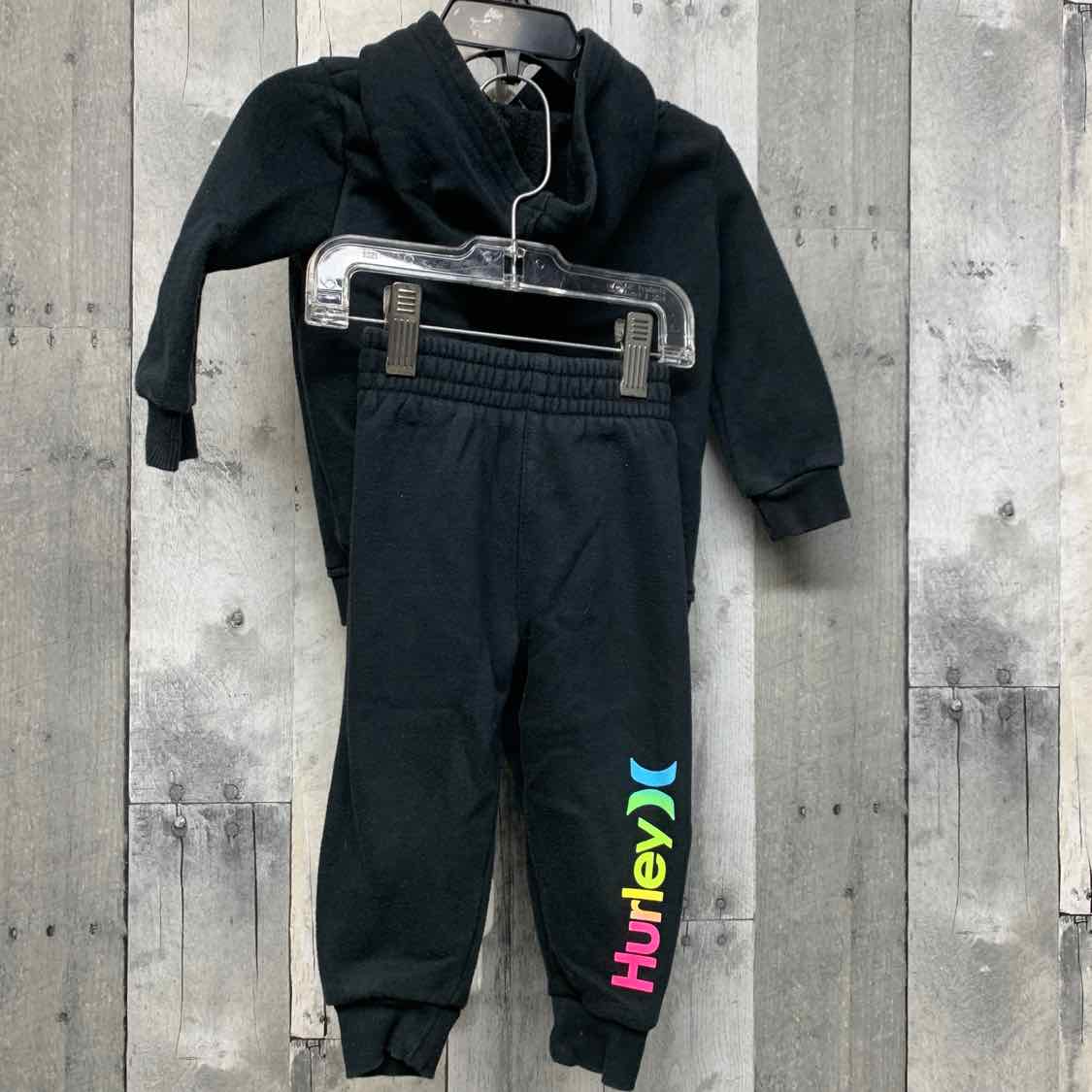 Size 12 Months Black Hurley Jacket/Pants
