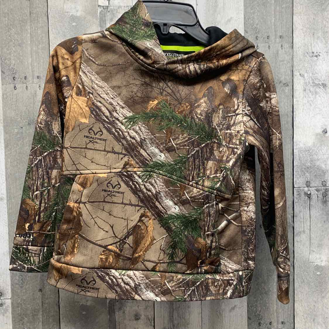 Size XSmall Green Camo Sport Brand Pull Over