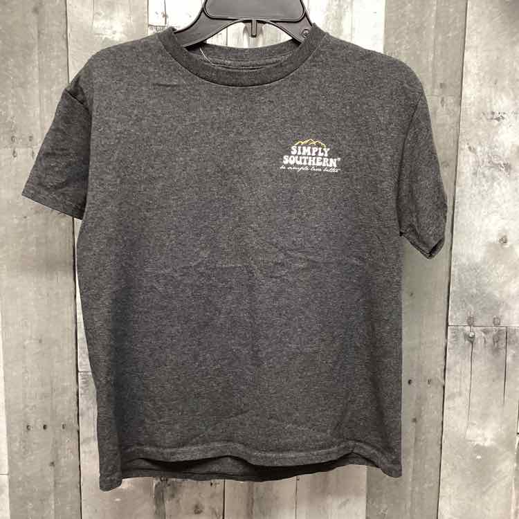Size 6/7 Black/Yellow Simply Southern T Shirt - OodlesCB