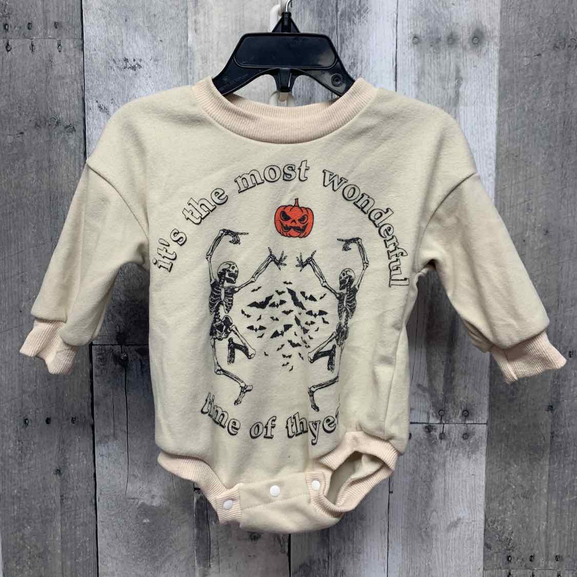 Size 3 Months Tan Graphic B Brand Romper