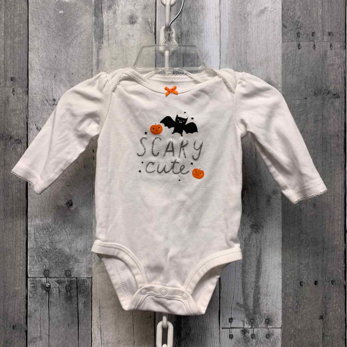 Size 3 Months White Graphic Carter's Bodysuit