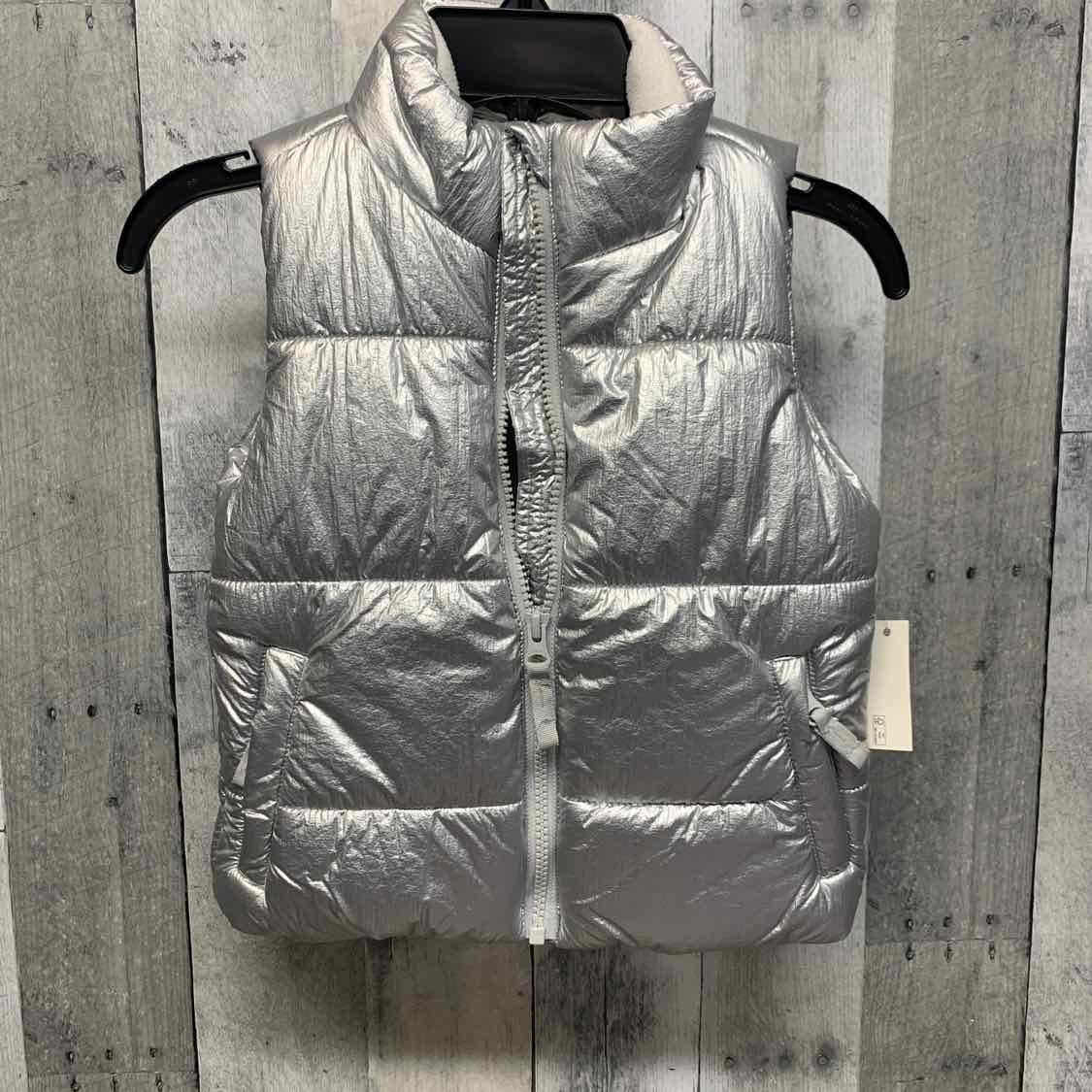 Size 4/5 Silver Amazon Basics Vest - Outer