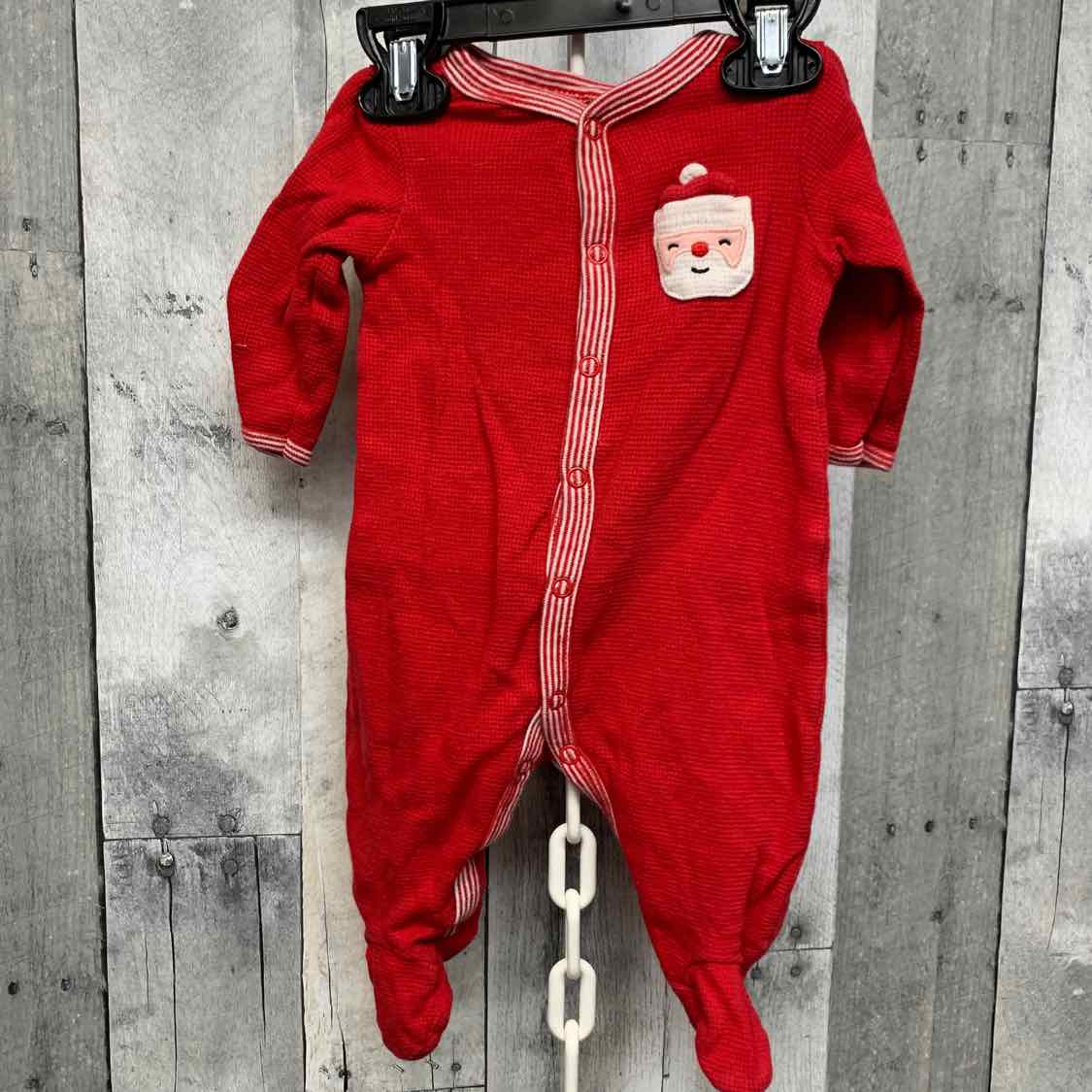 Size 3 Months Red Carter's Footy PJs