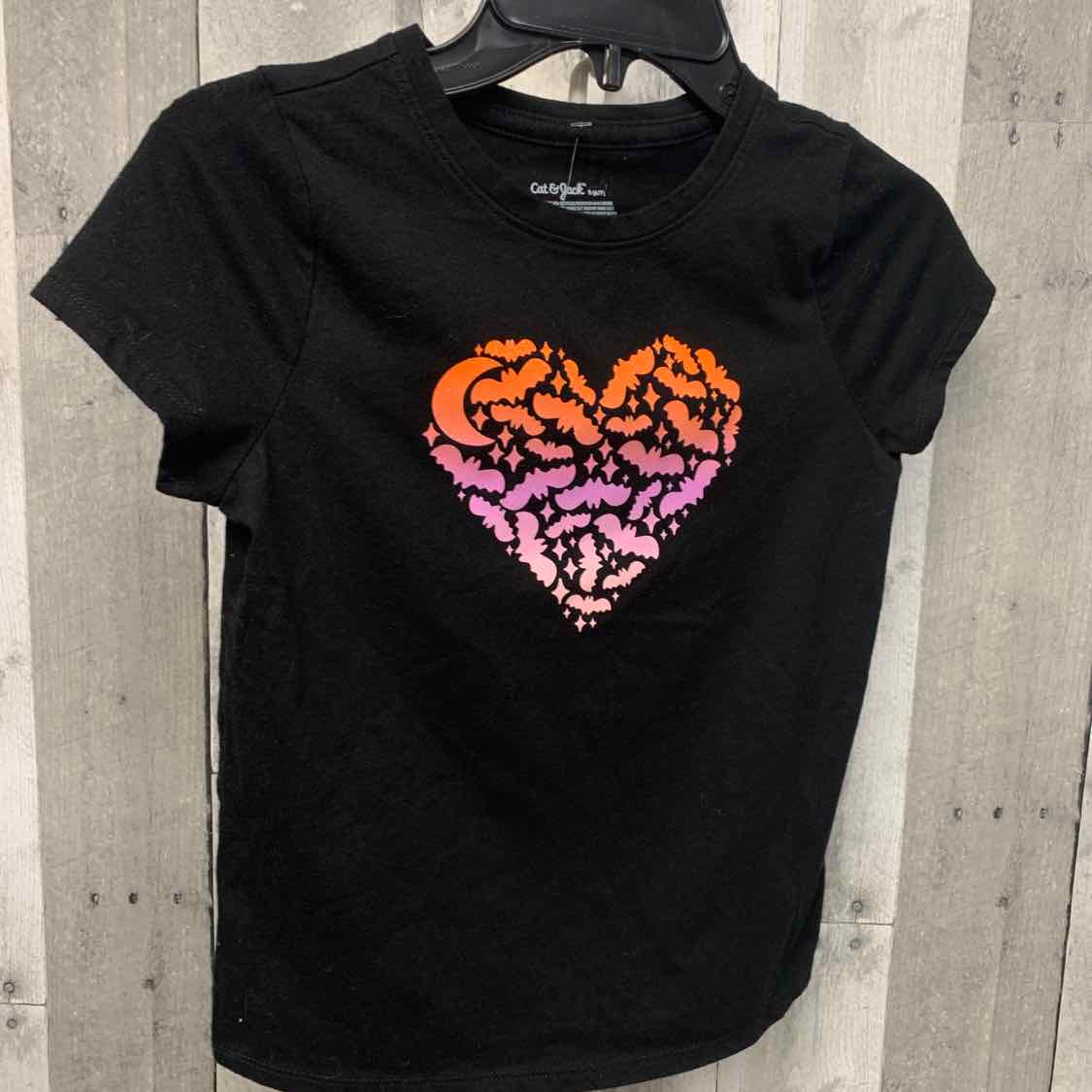 Size 6/7 Black Graphic Cat & Jack T Shirt