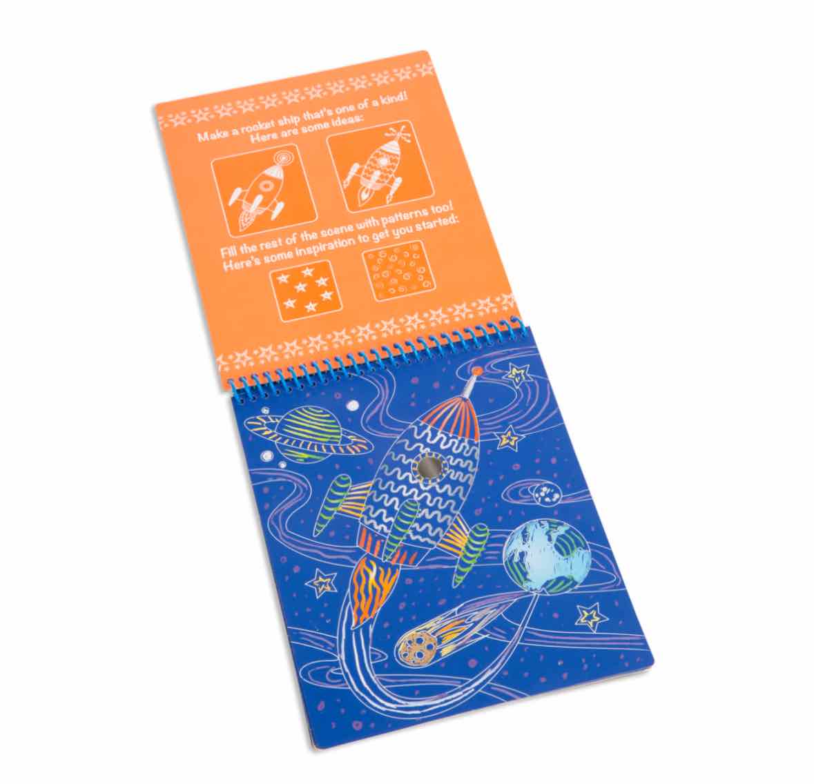 Melissa & Doug Scratch Art Vehicles Color Reveal Pad