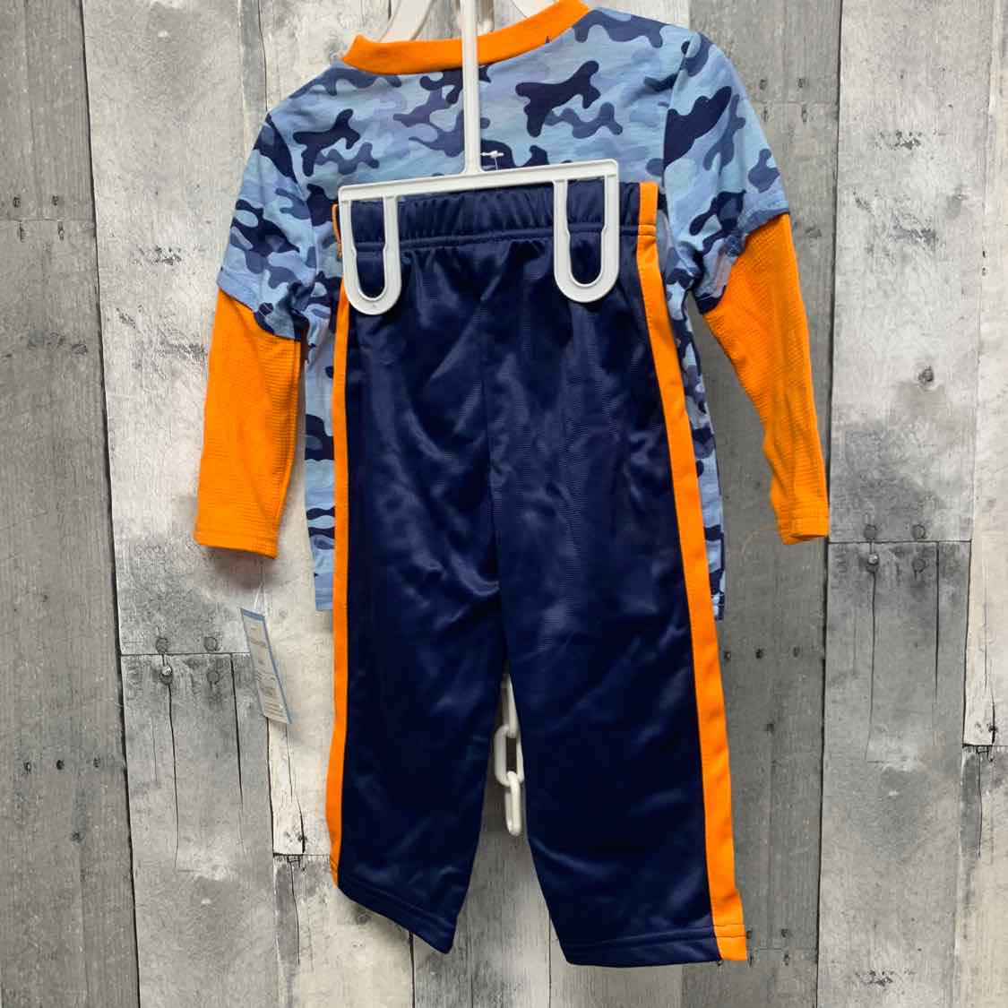 Size 24 Months Blue/Orange Cutie Pie Shirt/Pants