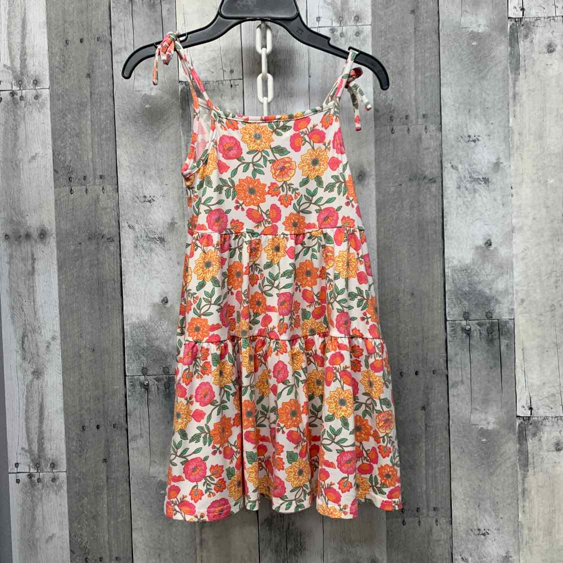 Size 6 Pink Floral Print Btween Dress - Knit