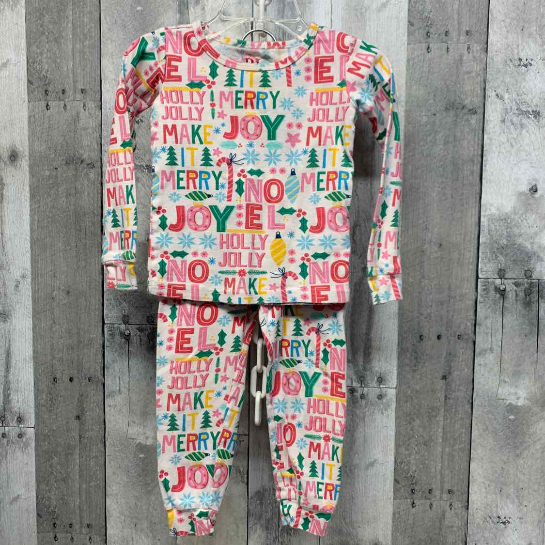 Size 2T White/Pink Children's Place 2pc PJs