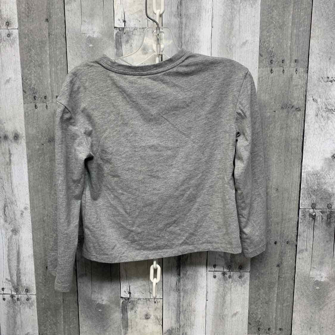 Size 6 Gray/Pink Members Mark Long Sleeve Shirt