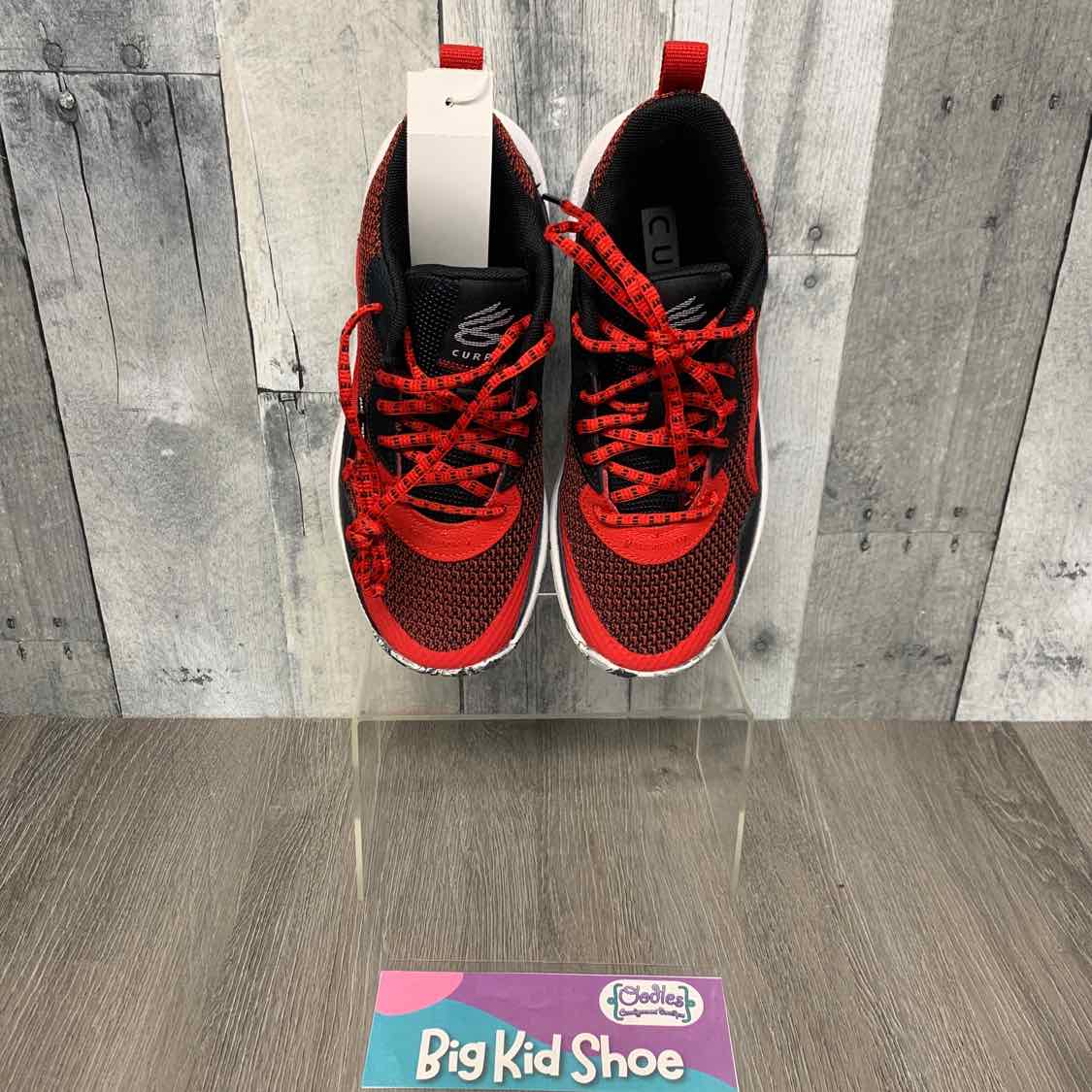Size 5.5 Red/Black Sport Brand Sneakers