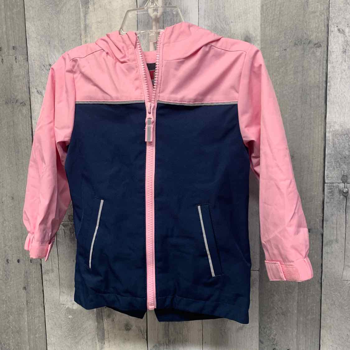Size 2T Pink/Navy Swiss Tech Light Jacket
