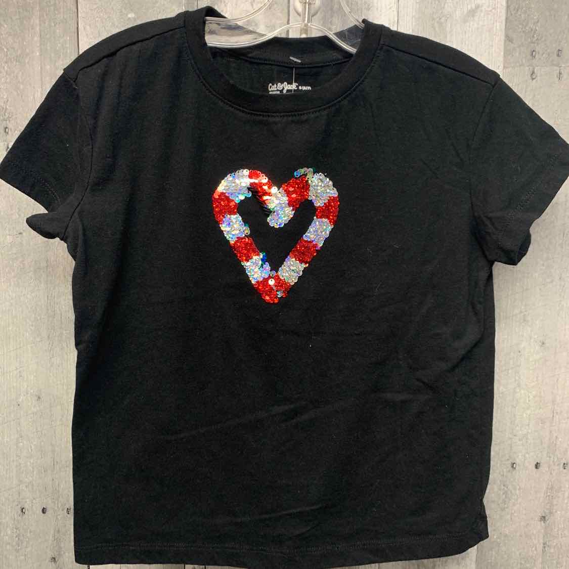 Size 6/7 Black Graphic Cat & Jack T Shirt
