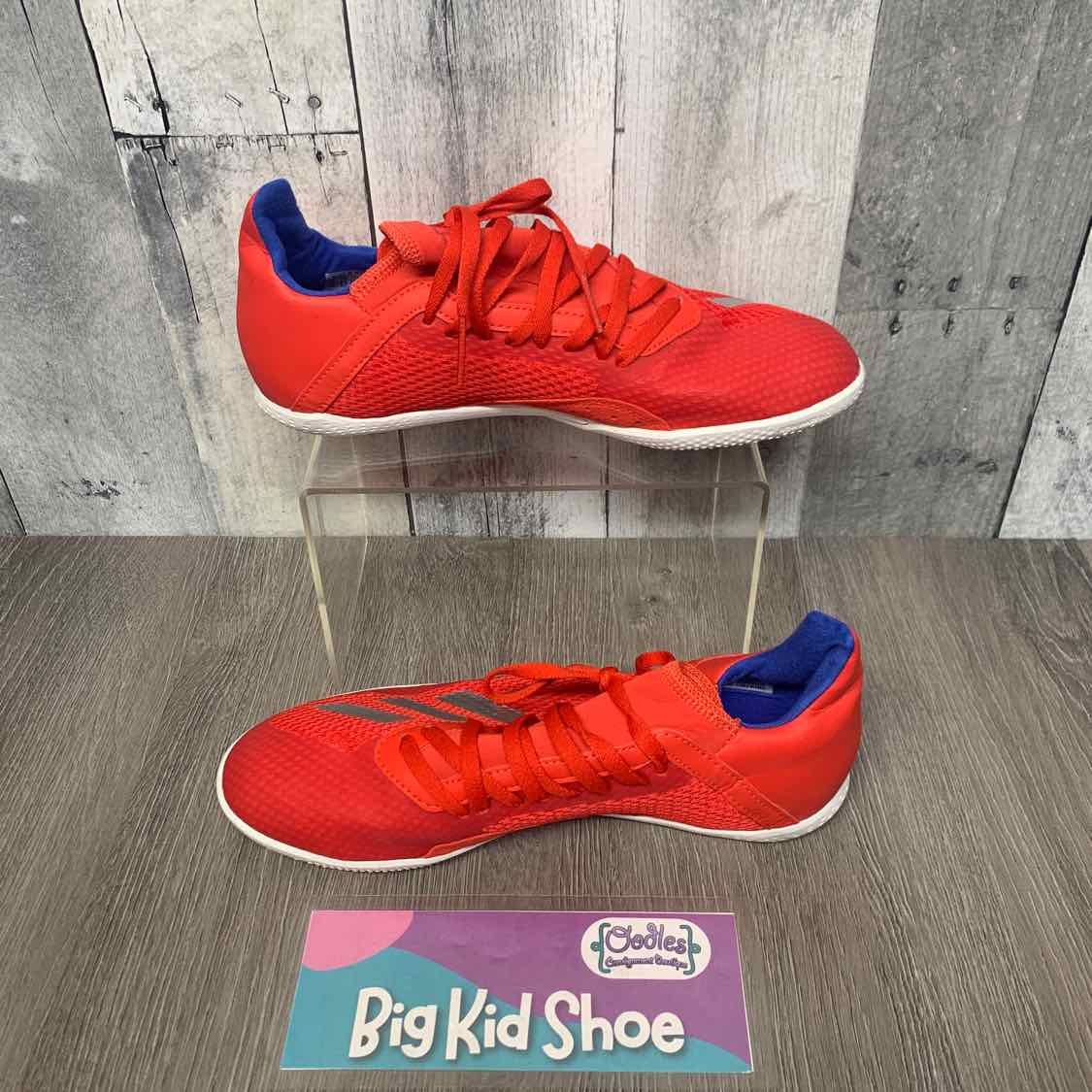 Size 5 Red/White Sport Brand Sneakers