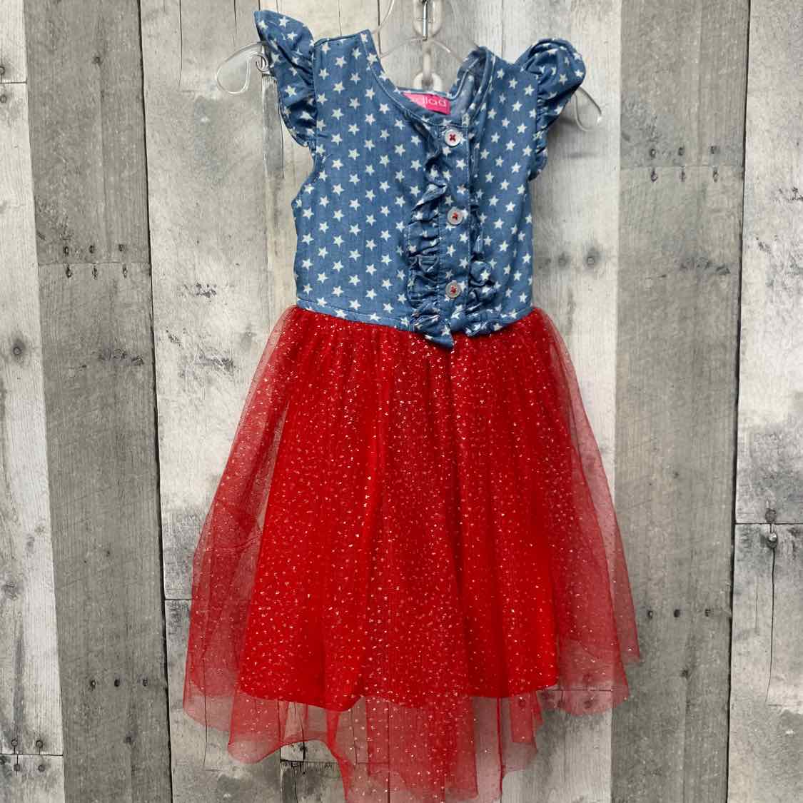 Size 24 Months Denim/Red Goodlad Dress