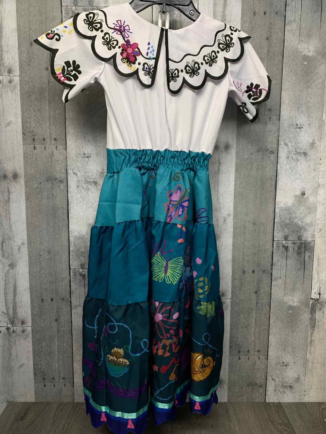 Disney White/Blue Size Small Halloween Costume - Big Kid