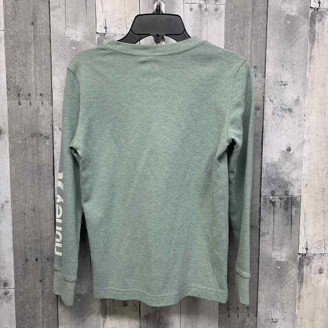 Size 10/12 Green Hurley Long Sleeve Shirt