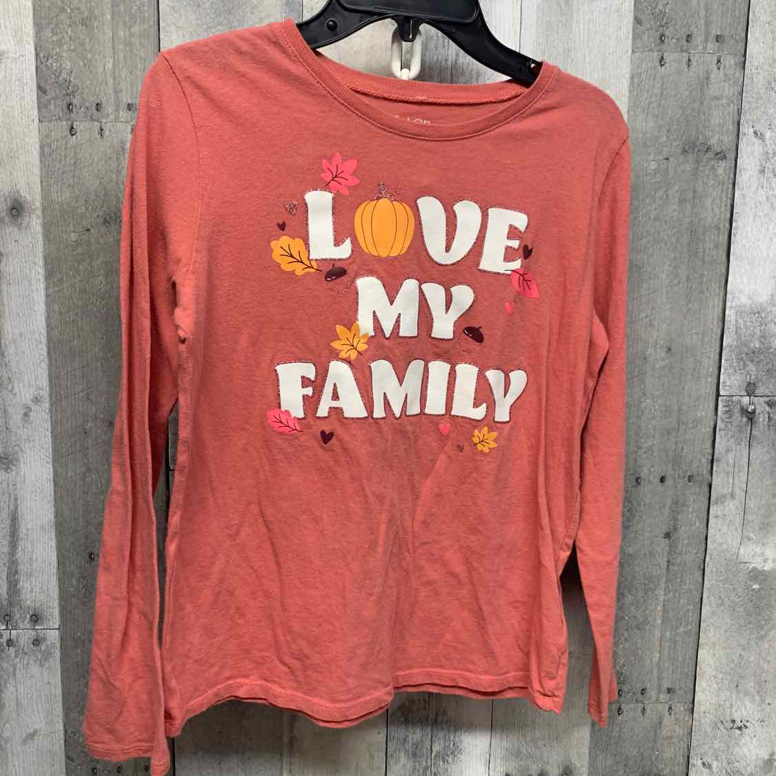 Size 10/12 Pink Graphic Children's Place Long Sleeve Shirt