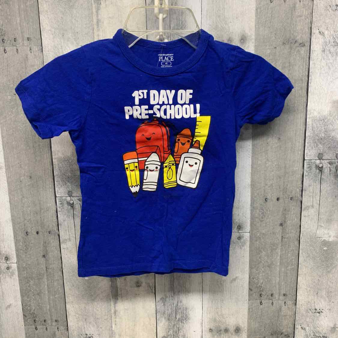 Size 4T Blue Graphic Children's Place T Shirt
