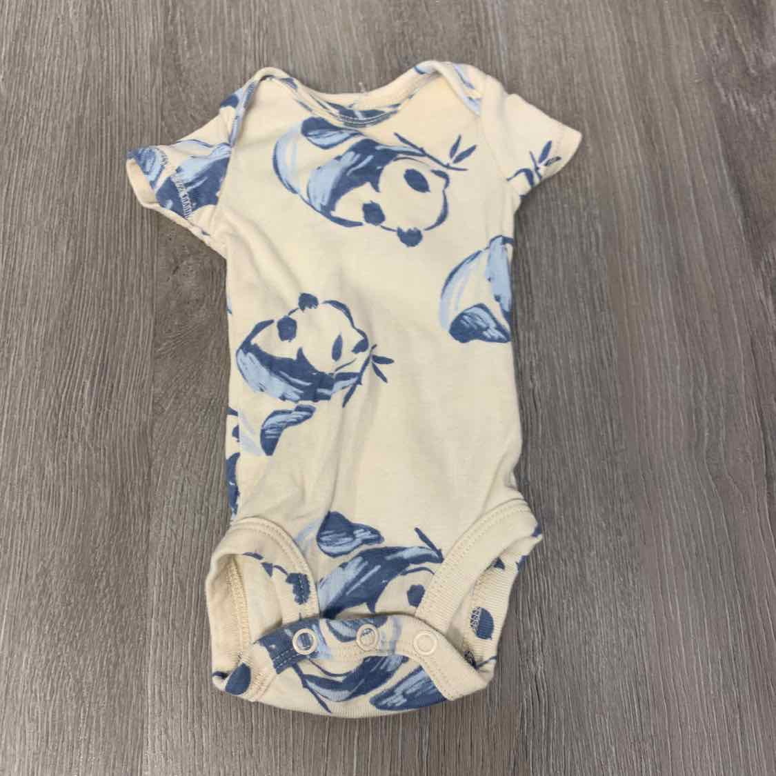 Size Preemie Tan/Blue Carter's Bodysuit