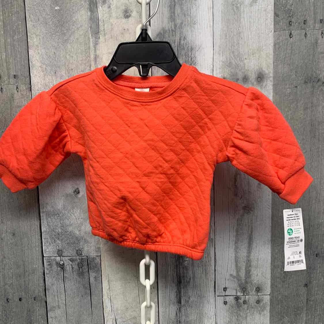Size Newborn Coral Just One You Long Sleeve Shirt