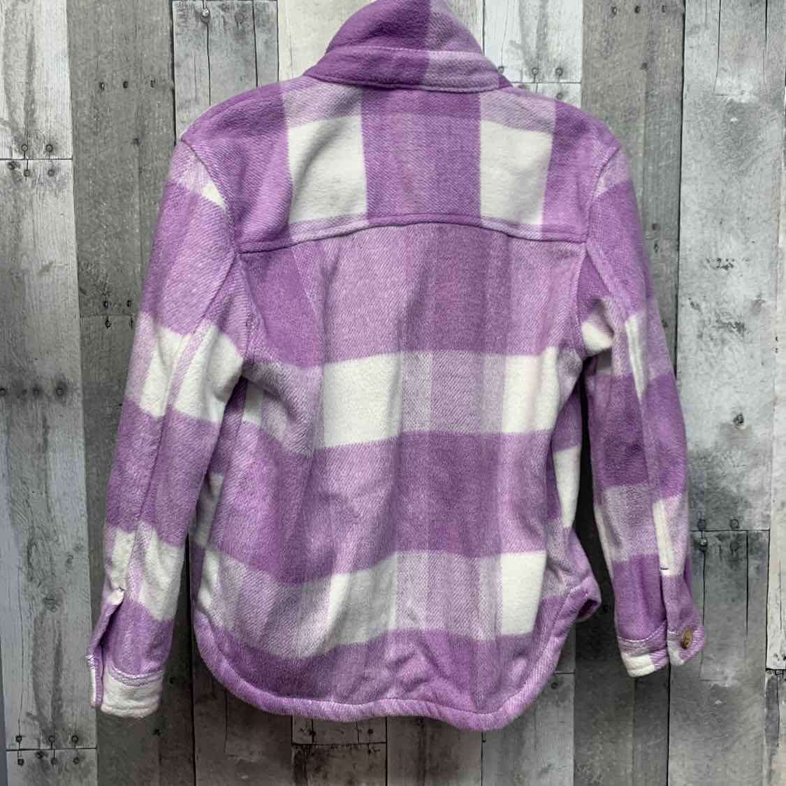 Size 7/8 Purple/White Members Mark Light Jacket
