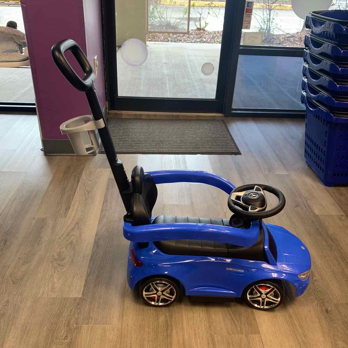 Generic Blue Push Riding Toy