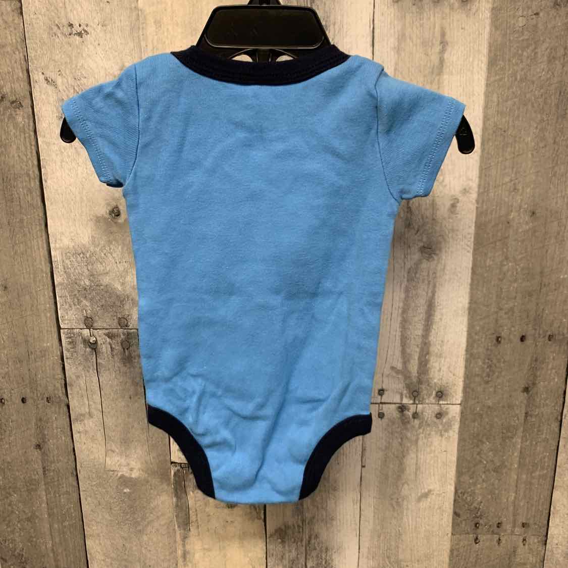 Size 0-6 Months Blue Sport Brand Bodysuit