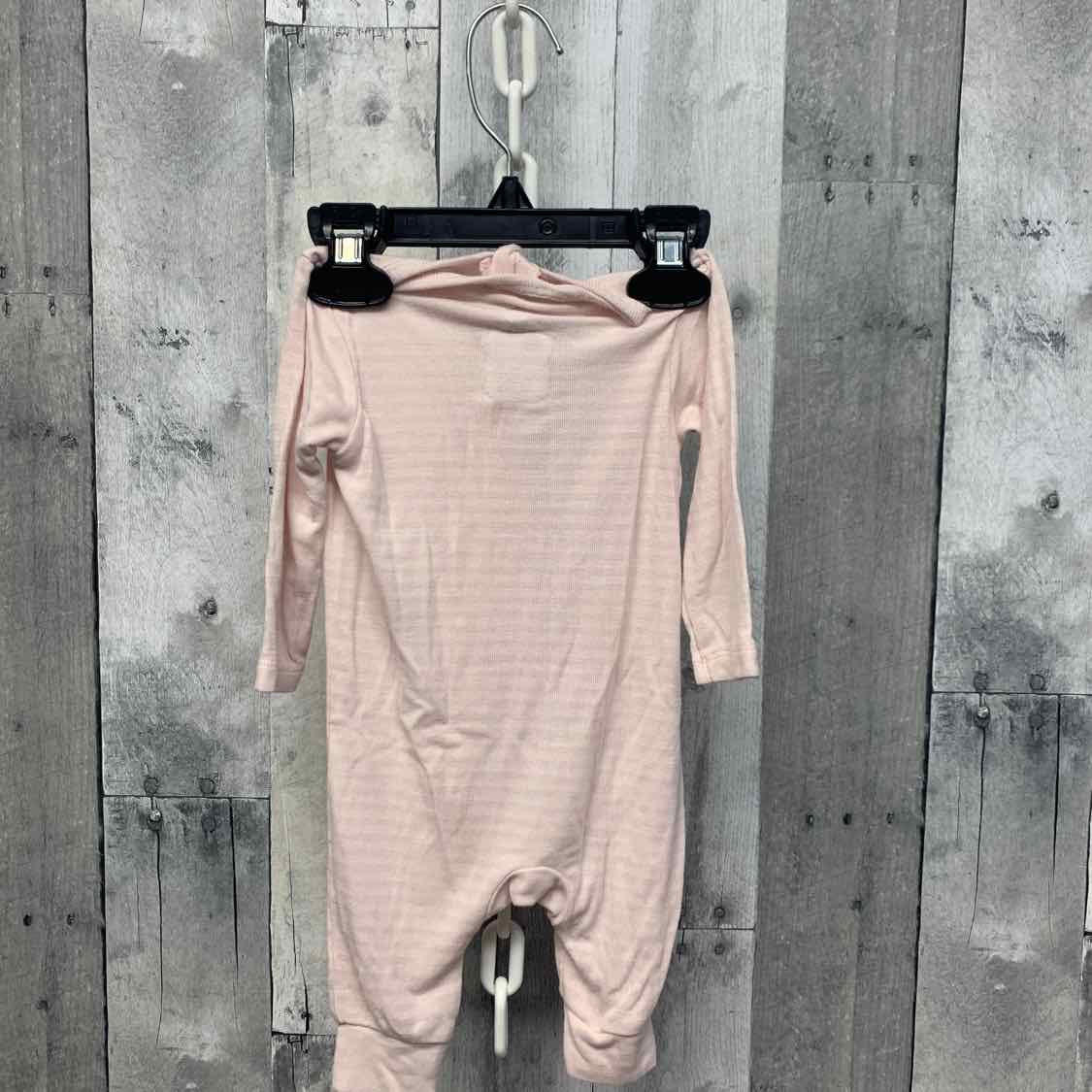 Size 0-3 Months Pink Cloud Island Footy PJs