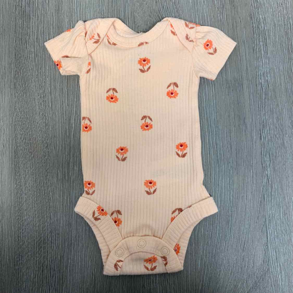Size Preemie Pink Print Carter's Bodysuit