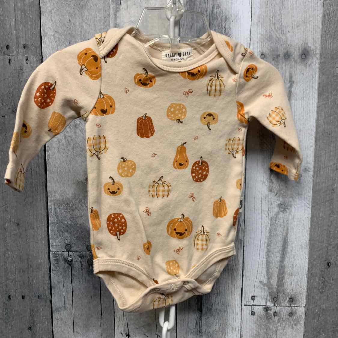 Size 3-6 Months Tan Graphic B Brand Bodysuit