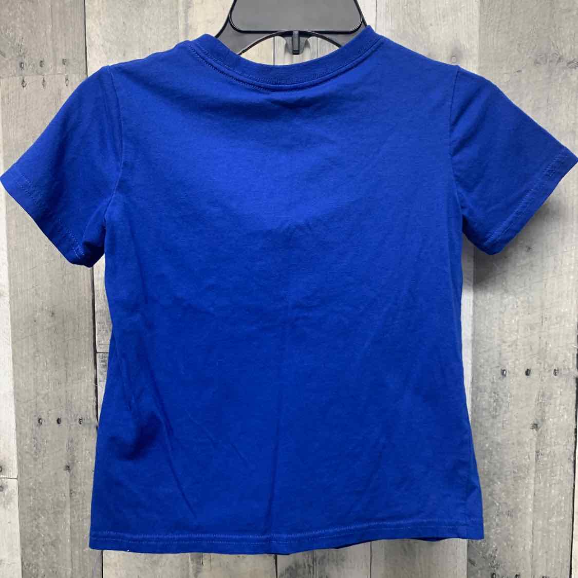 Size 6 Blue/Yellow Champion T Shirt - OodlesCB