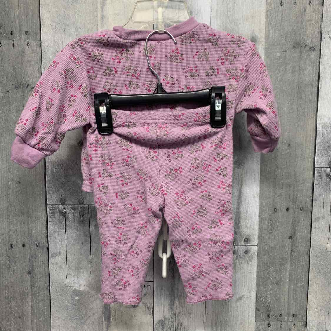 Size 3-6 Months Purple Print Child of Mine Shirt/Pants