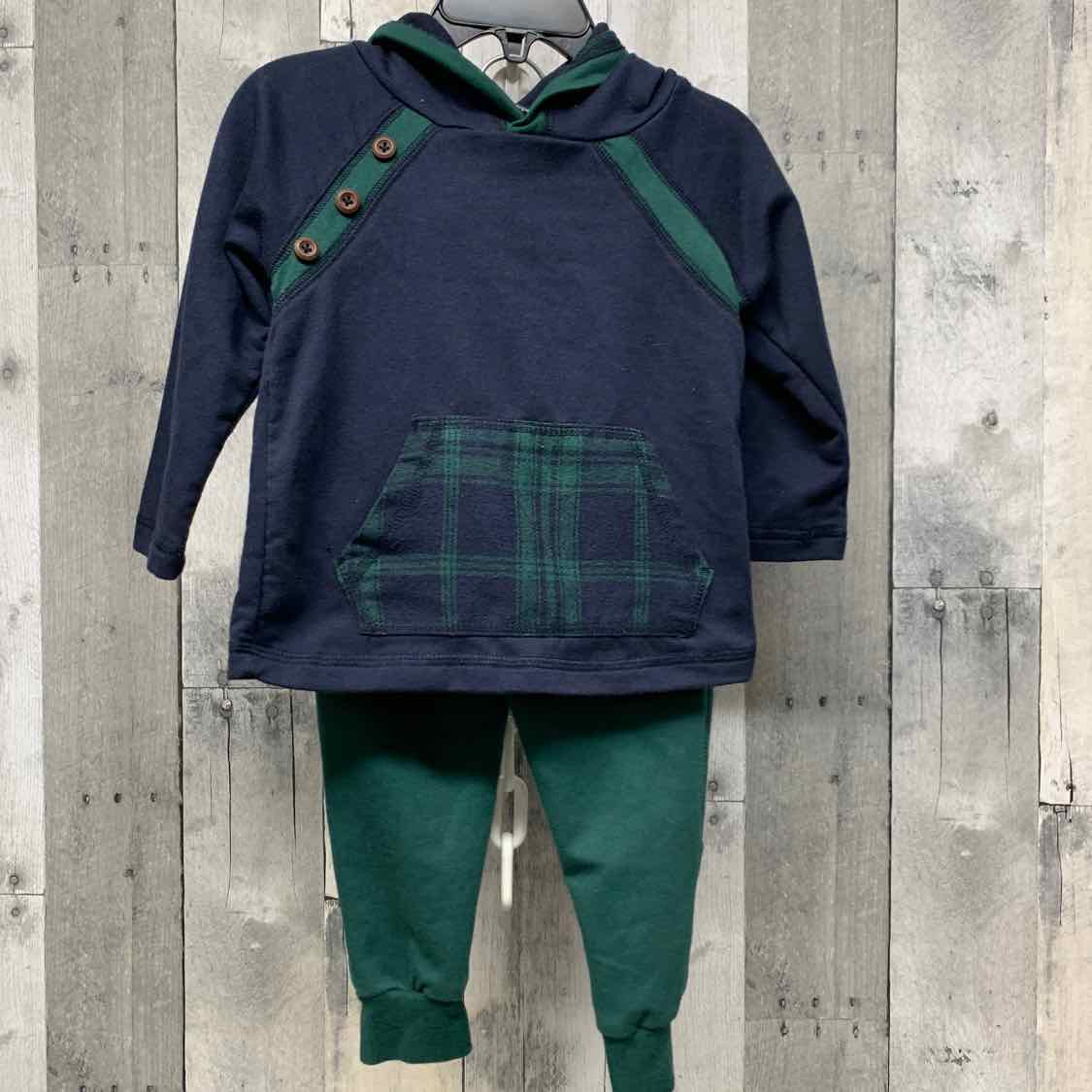 Size 18 Months Navy/Green Tommy Bahama Sweats - 2pc