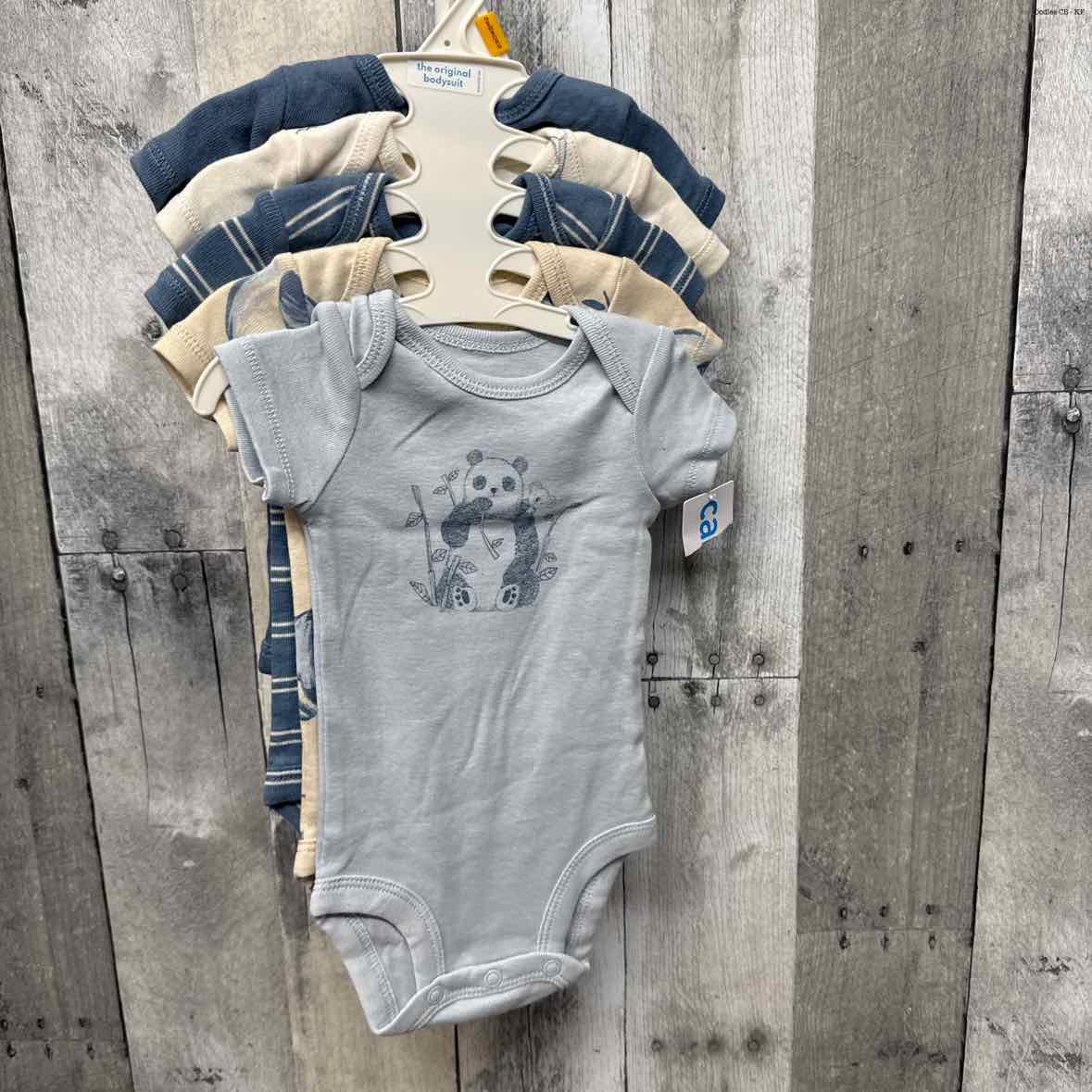 Size Newborn Ivory/Blue Carter's Bodysuit