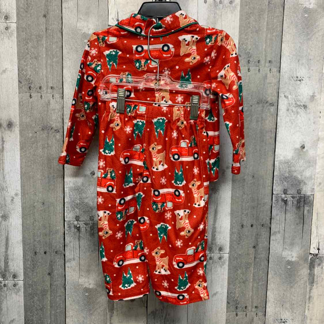 Size 18 Months Red Print Holiday Brands 2pc PJs
