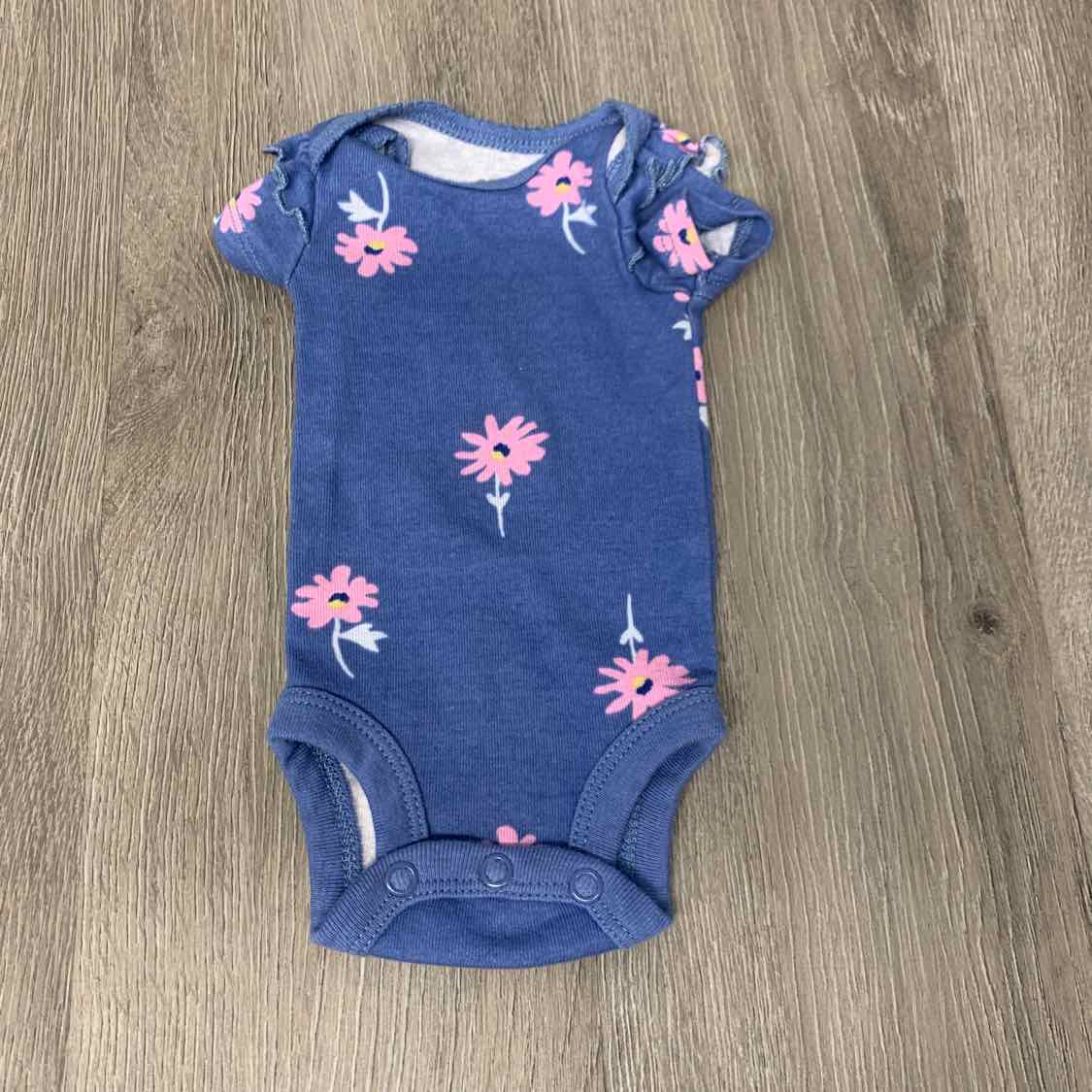 Size Preemie Blue/Purple Carter's Bodysuit