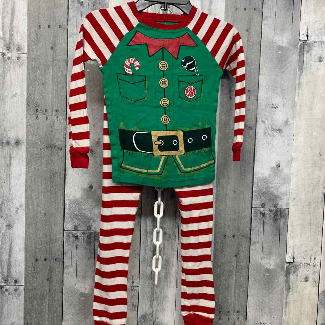 Size 6 Red/Green Members Mark 2pc PJs