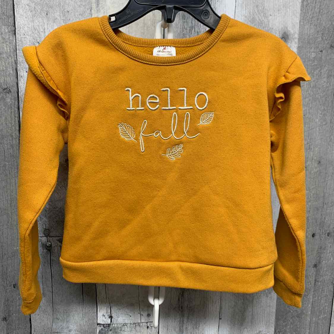 Size 3T Yellow Holiday Brands Sweat Shirt