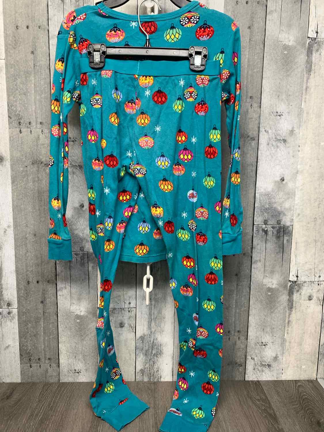 Size 14 Teal Holiday Brands 2pc PJs
