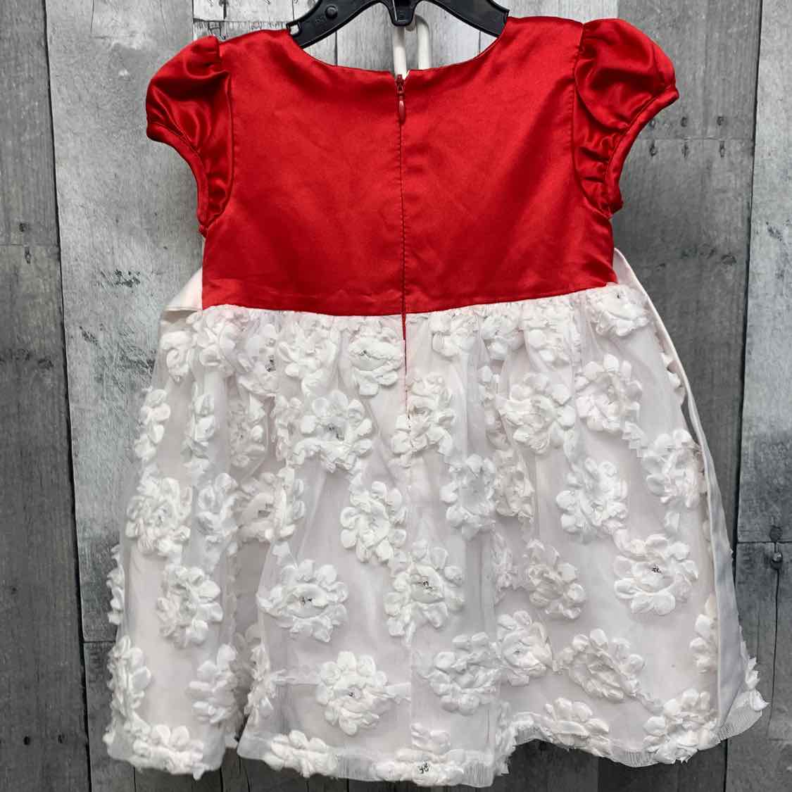 Size 18 Months Red/White Bonnie Jean/Baby Dress - Party