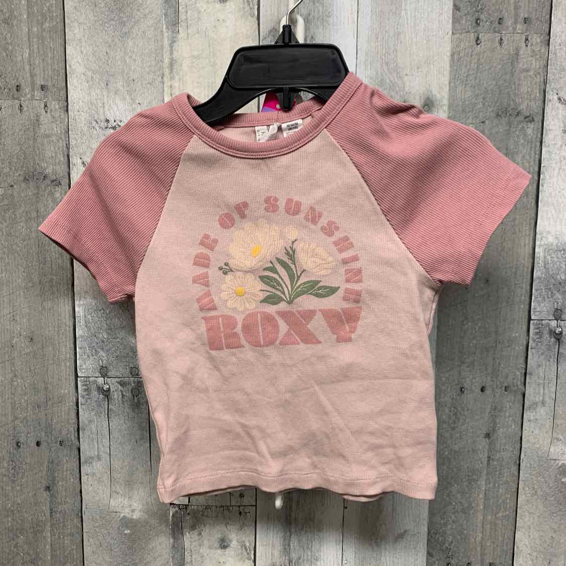 Size Medium Pink Graphic Roxy T Shirt