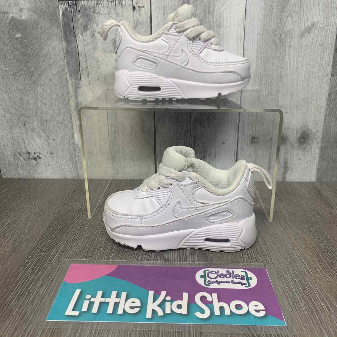 Size 4 White Sport Brand Sneakers - OodlesCB