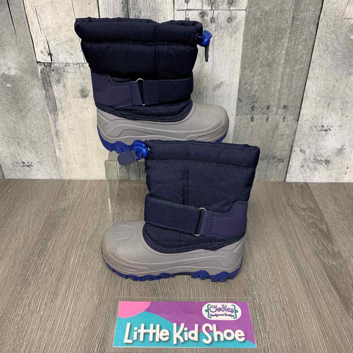 Size 10 Navy/Gray Cat & Jack Snow Boots