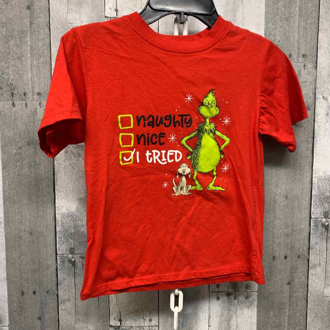 Size 5/6 Red Graphic Dr Seuss T Shirt