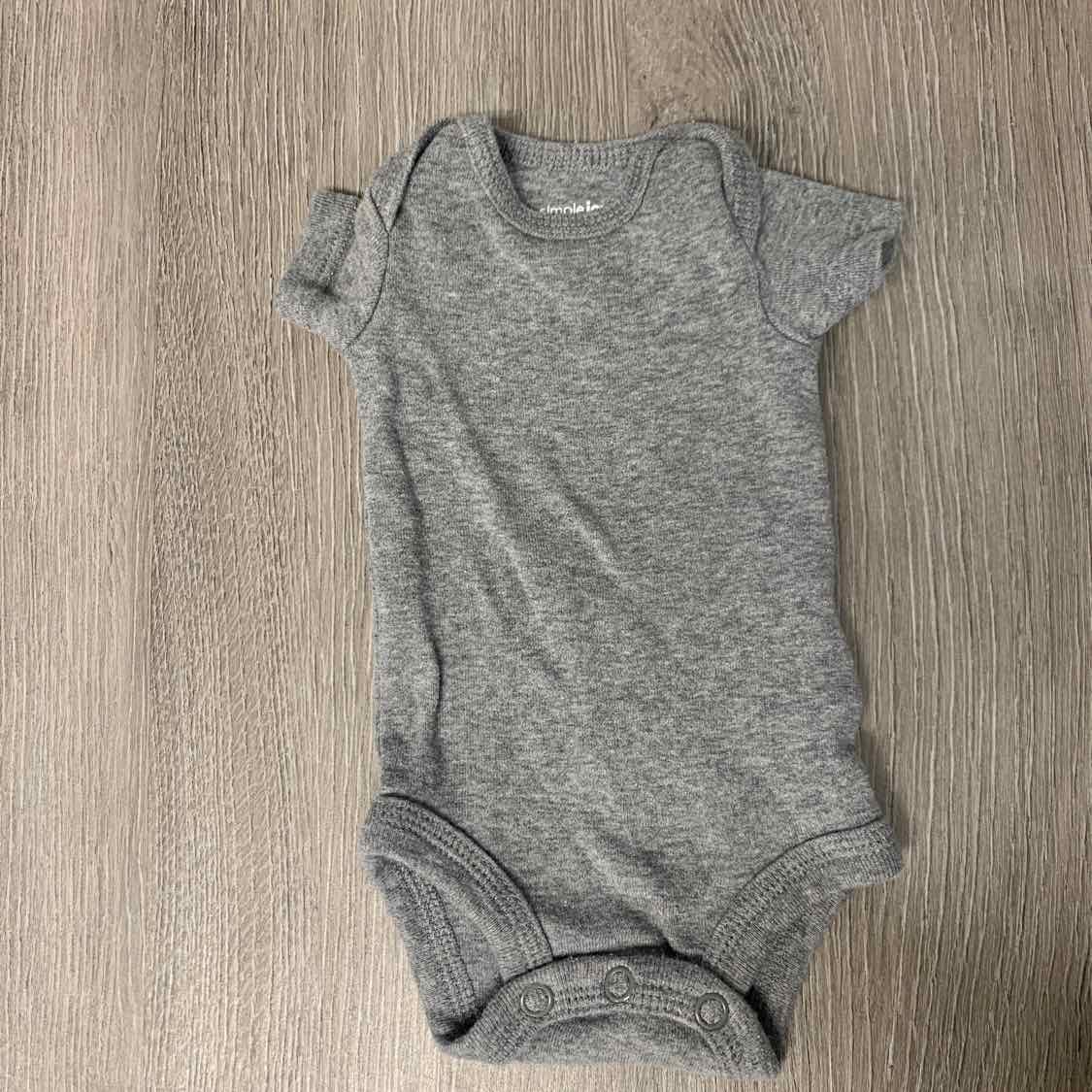 Size Preemie Gray Simple Joys Bodysuit - OodlesCB