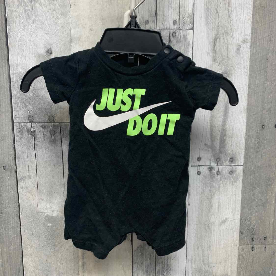 Size Newborn Black Sport Brand Romper - OodlesCB