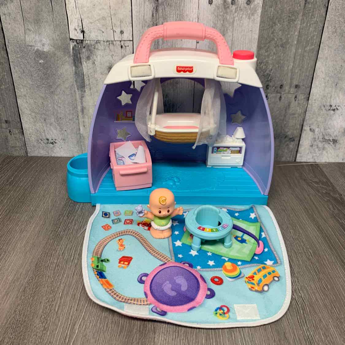 Fisher Price Purple/Blue Little People Set