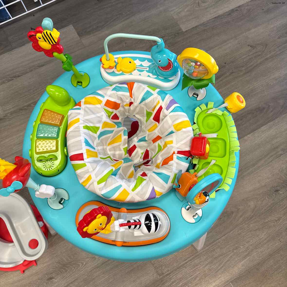 Fisher Price Gray/Teal Exersaucer