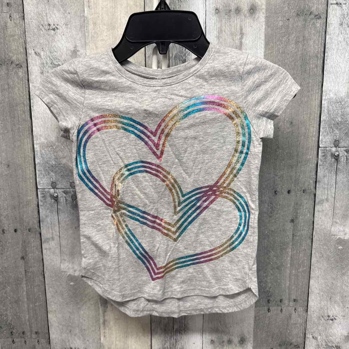 Size 4 Gray Graphic Jumping Beans T Shirt