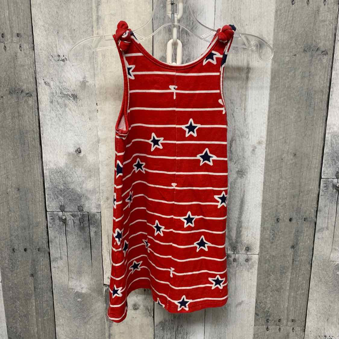 Size 2T Red Striped Cat & Jack Dress - Knit